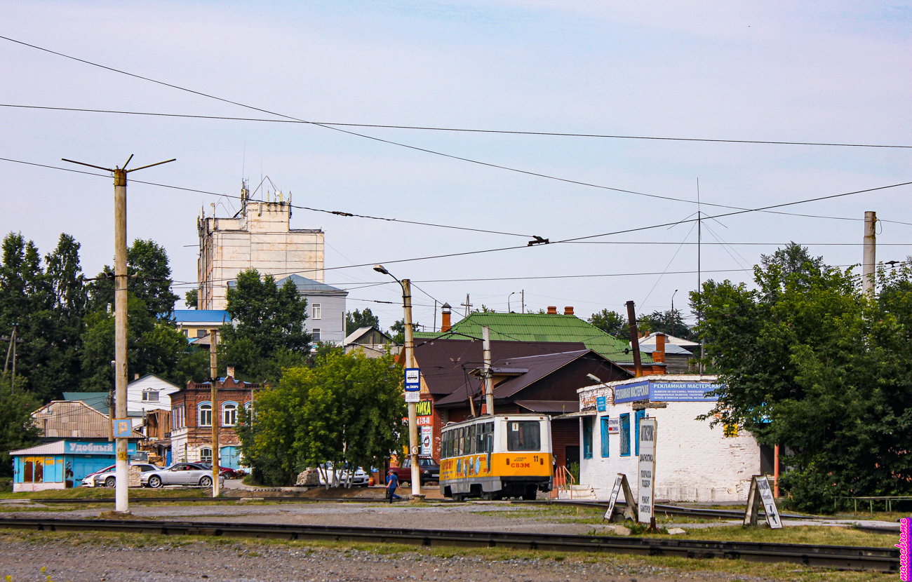 Ачинск, 71-605А № 11; Ачинск — Трамвайные линии и инфраструктура (Городская часть)