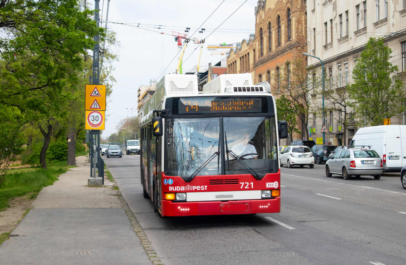 Будапешт, Ikarus 412.81GT № 721