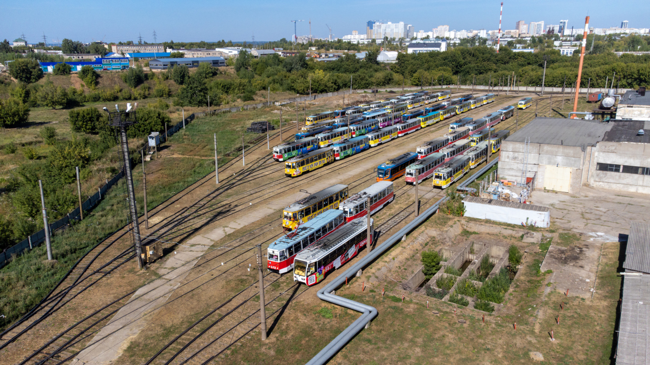 Nabierieżnyje Czełny — The territory of depot