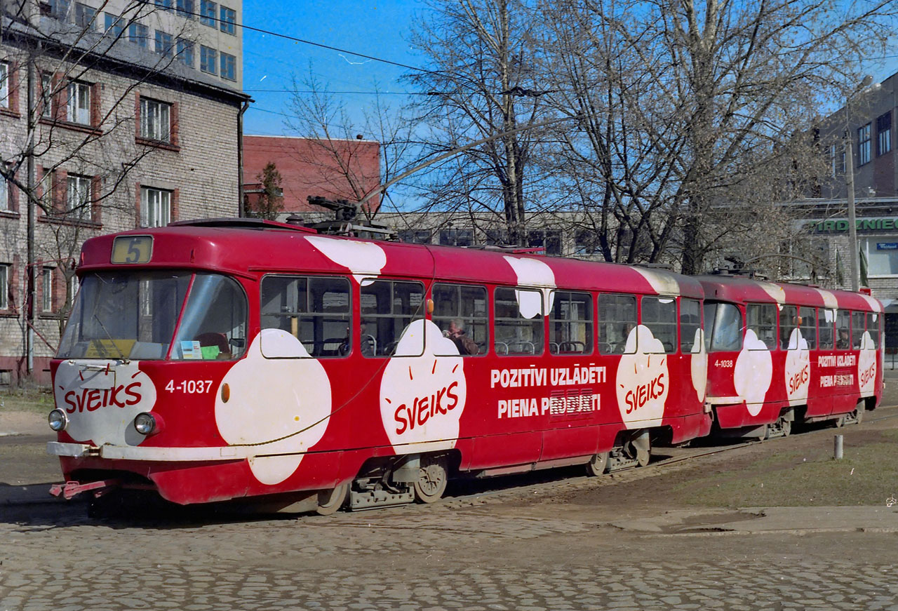 Riga, Tatra T3SU nr. 4-1037