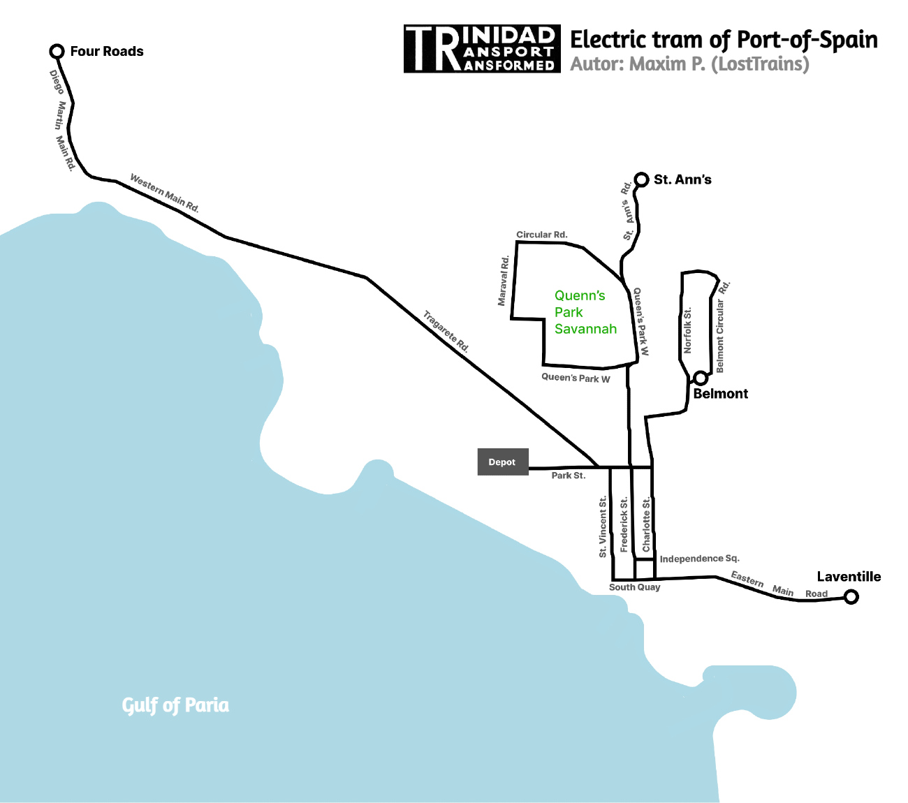 Port of Spain — Maps