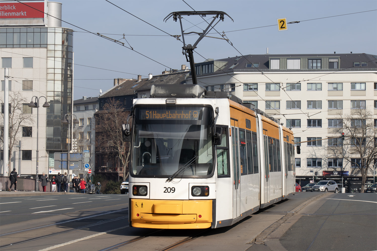Mainz, Adtranz GT6M-ZR # 209