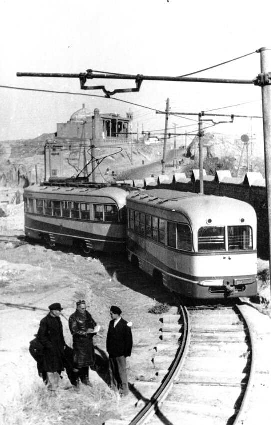 Самарканд — Старые фотографии — трамвай