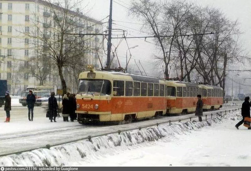 Москва, Tatra T3SU № 5424