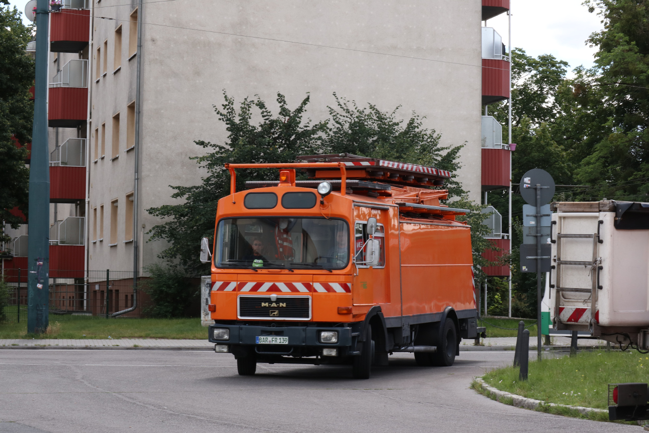Эберсвальде — Служебные транспортные средства троллейбуса