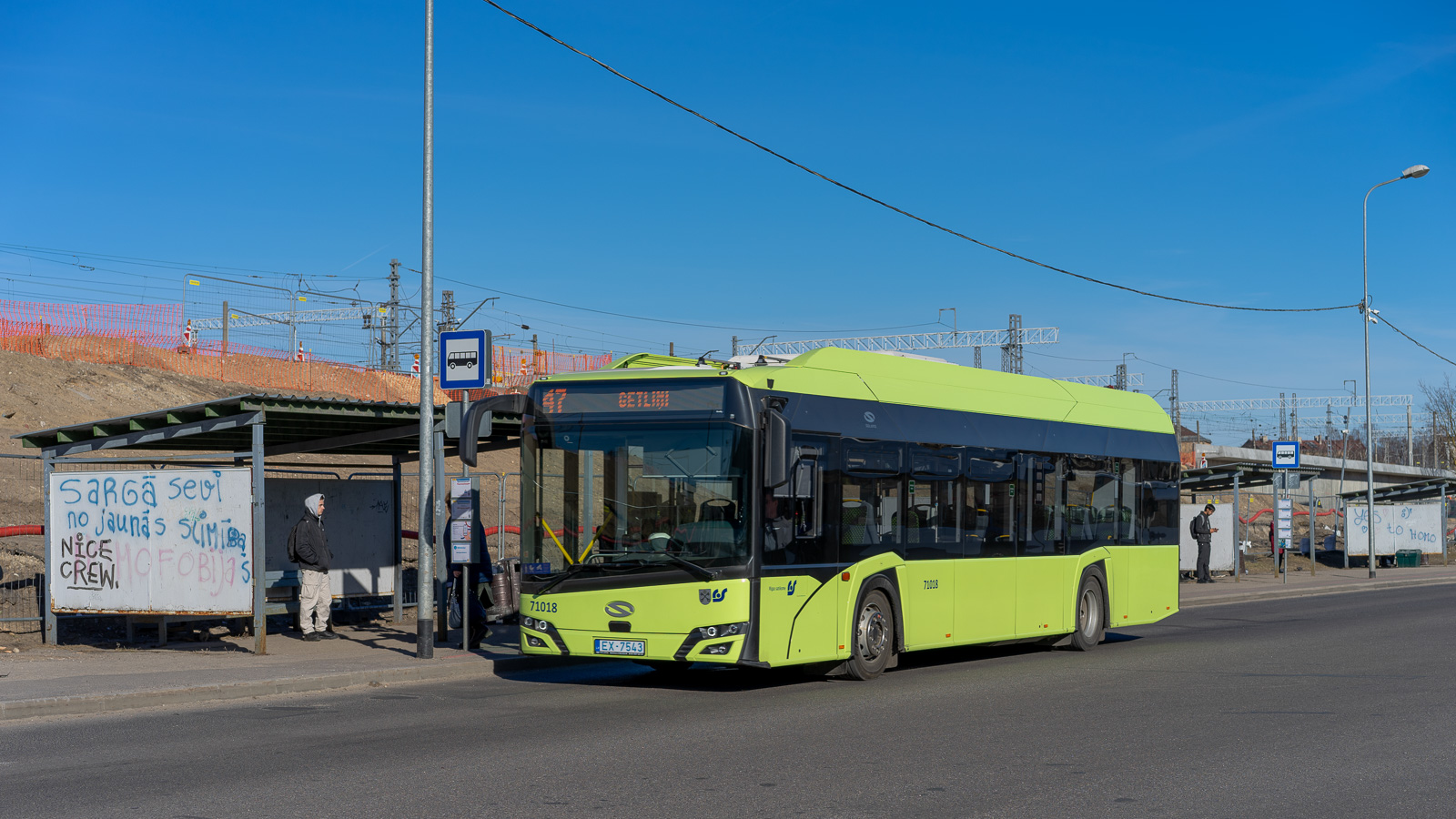 Рига, Solaris Urbino IV 12 Electric № 71018