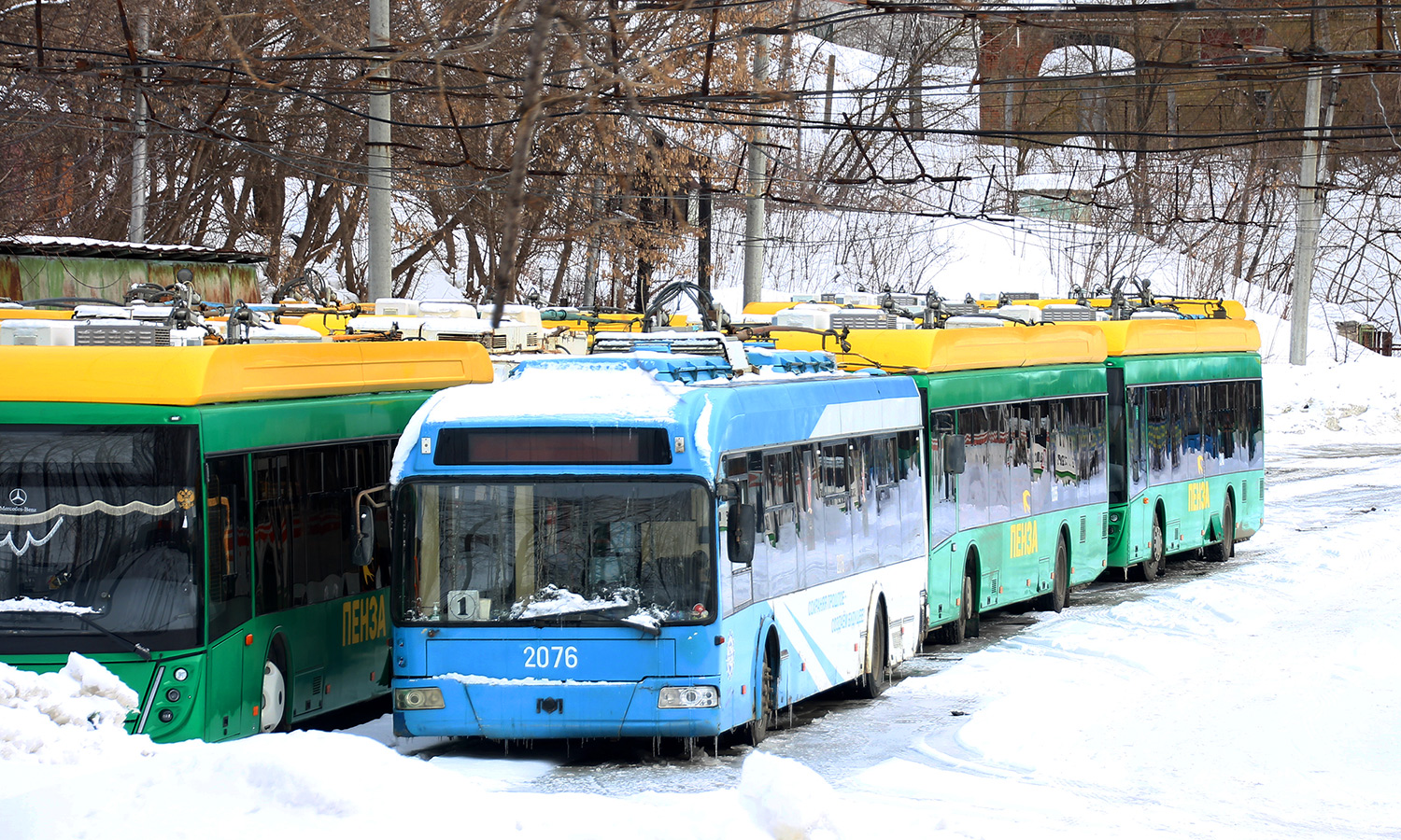 Пенза, БКМ 321 № 2076; Пенза — Троллейбусные депо/парки