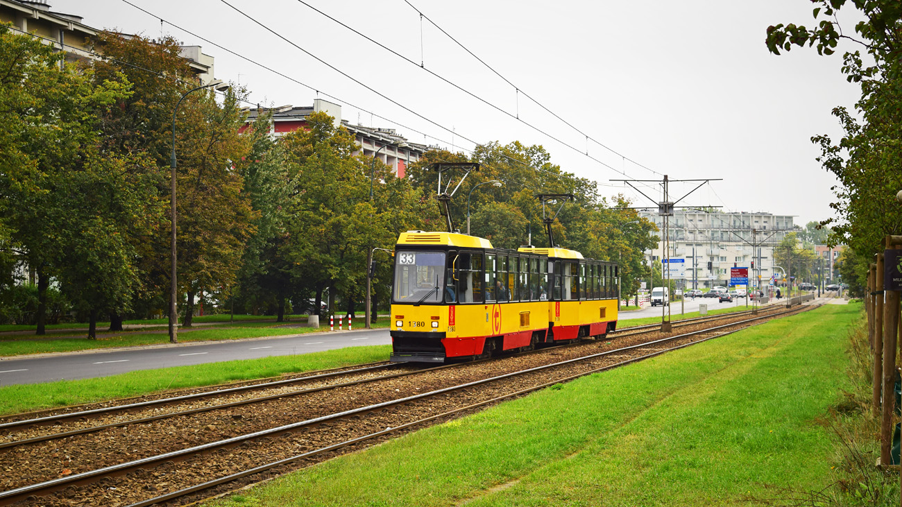 Варшава, Konstal 105Nb № 1380