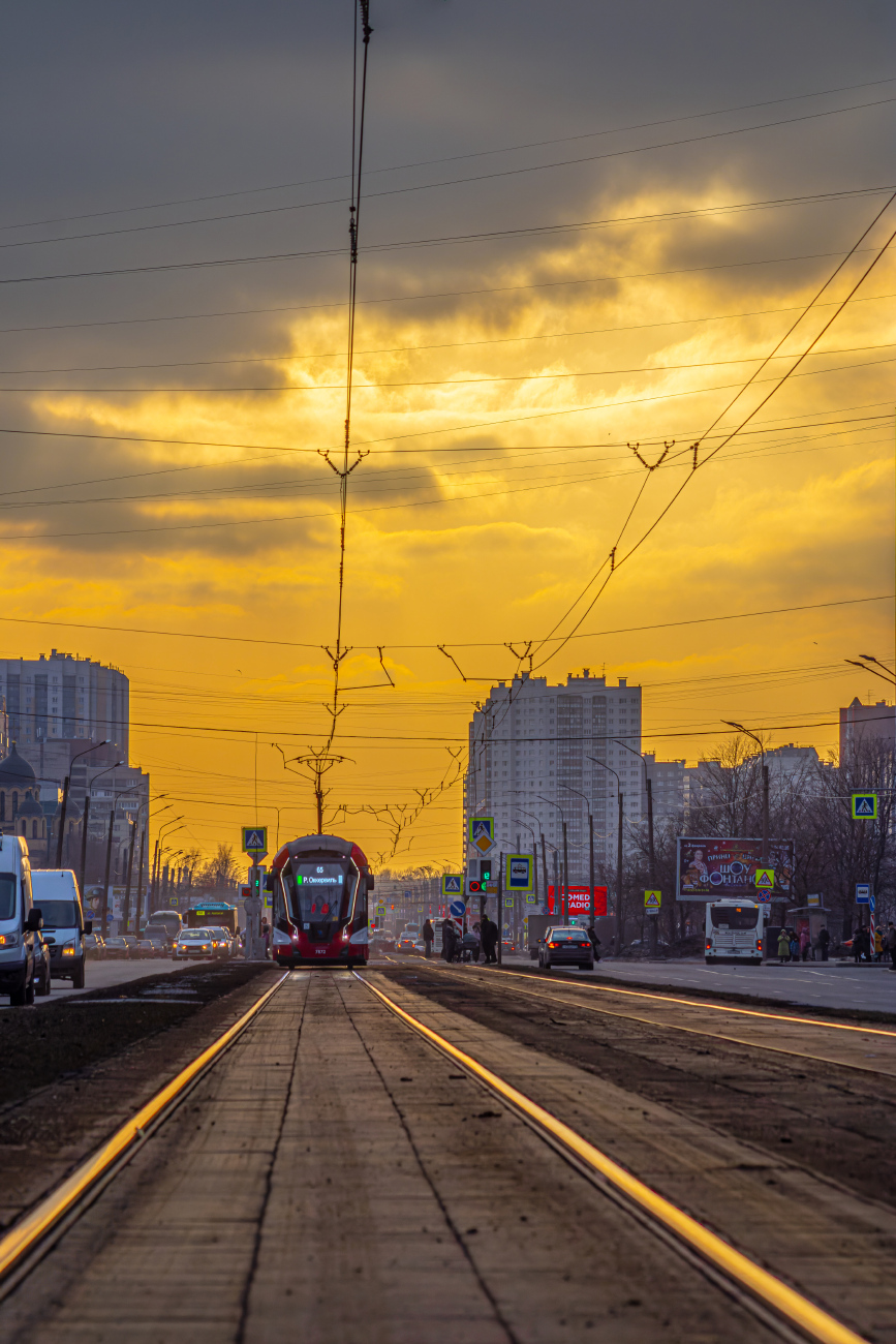 Saint-Petersburg — Tram lines and infrastructure