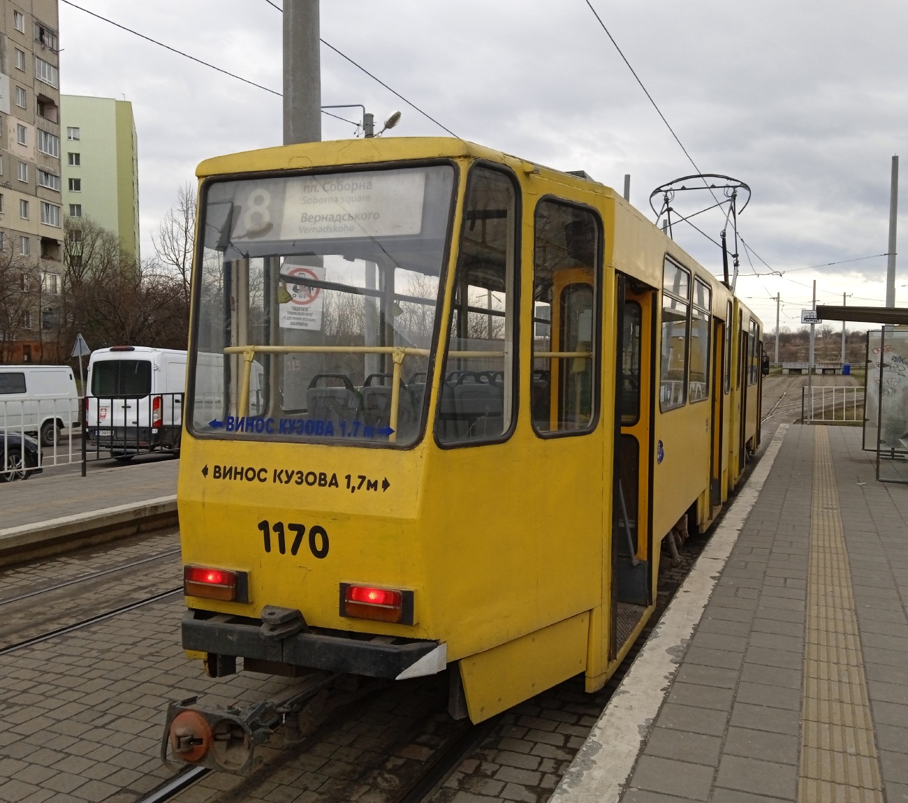 Львов, Tatra KT4D № 1170