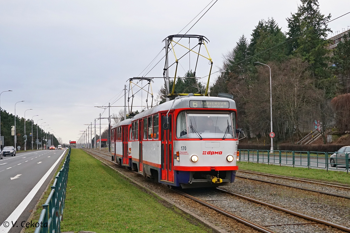 Olomouc, Tatra T3R.P № 170