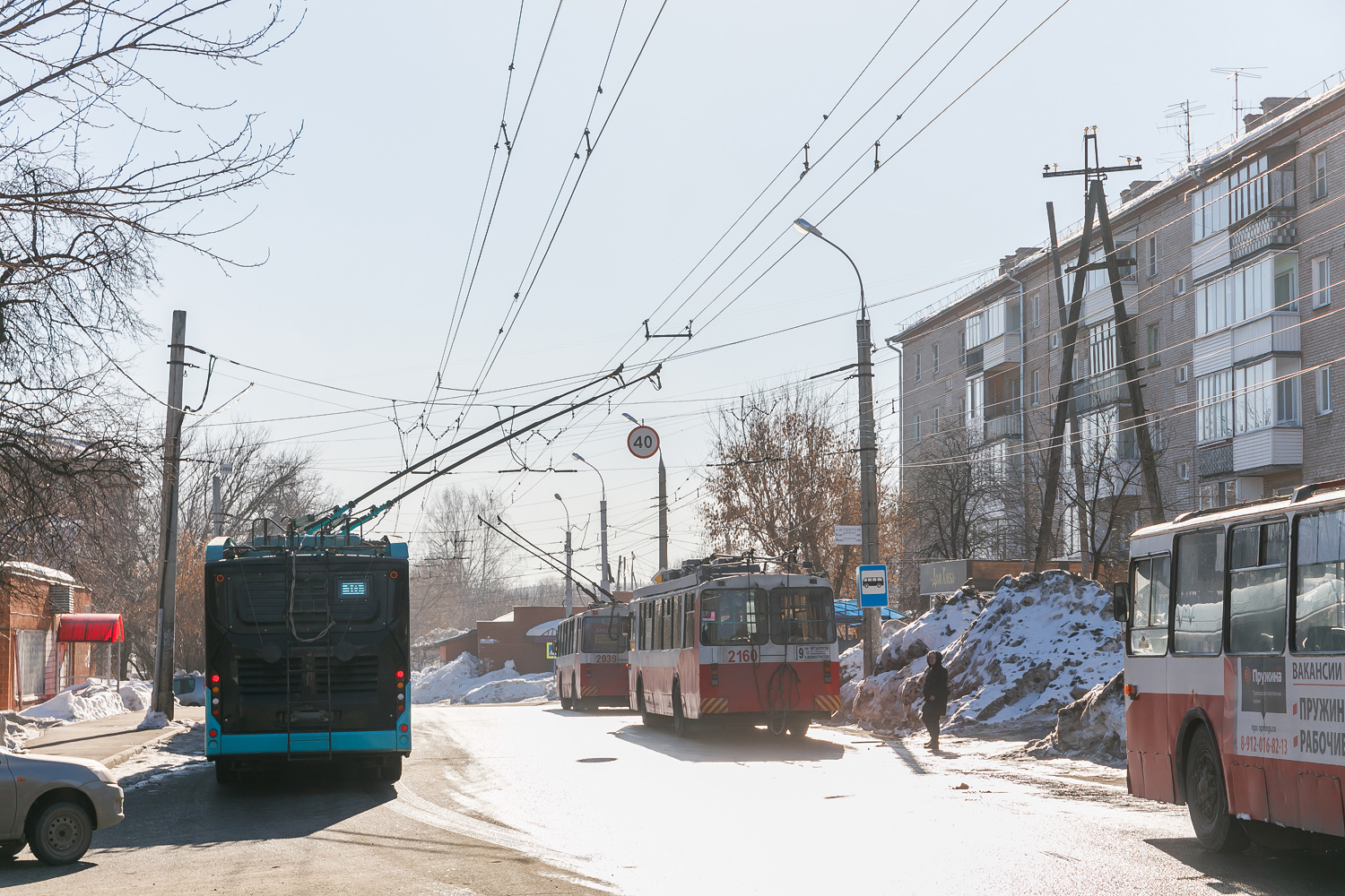 Ижевск — Конечные станции и разворотные кольца; Ижевск — Новые троллейбусы