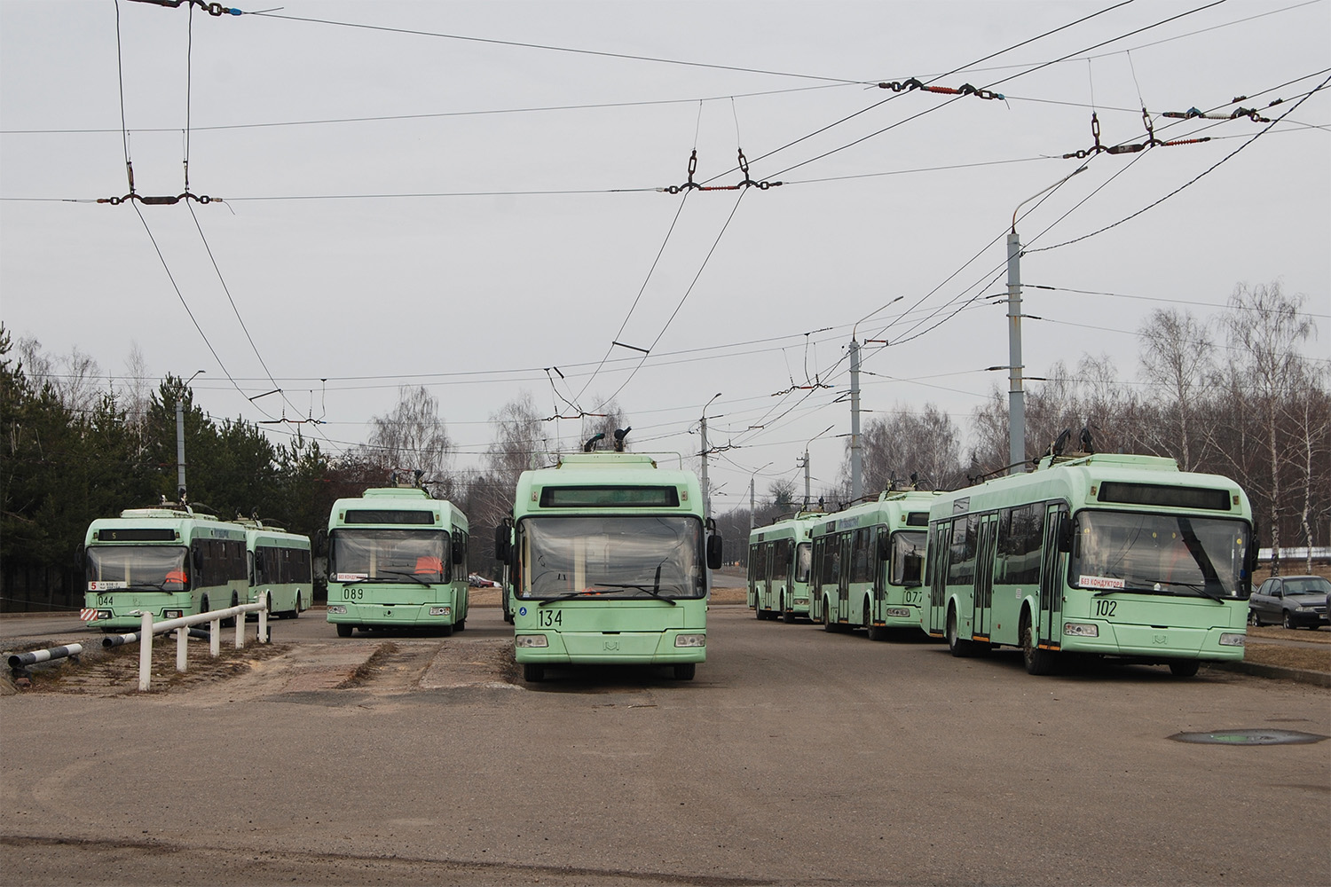 Могилёв, БКМ 321 № 134; Могилёв, БКМ 32102 № 102; Могилёв — Конечные станции