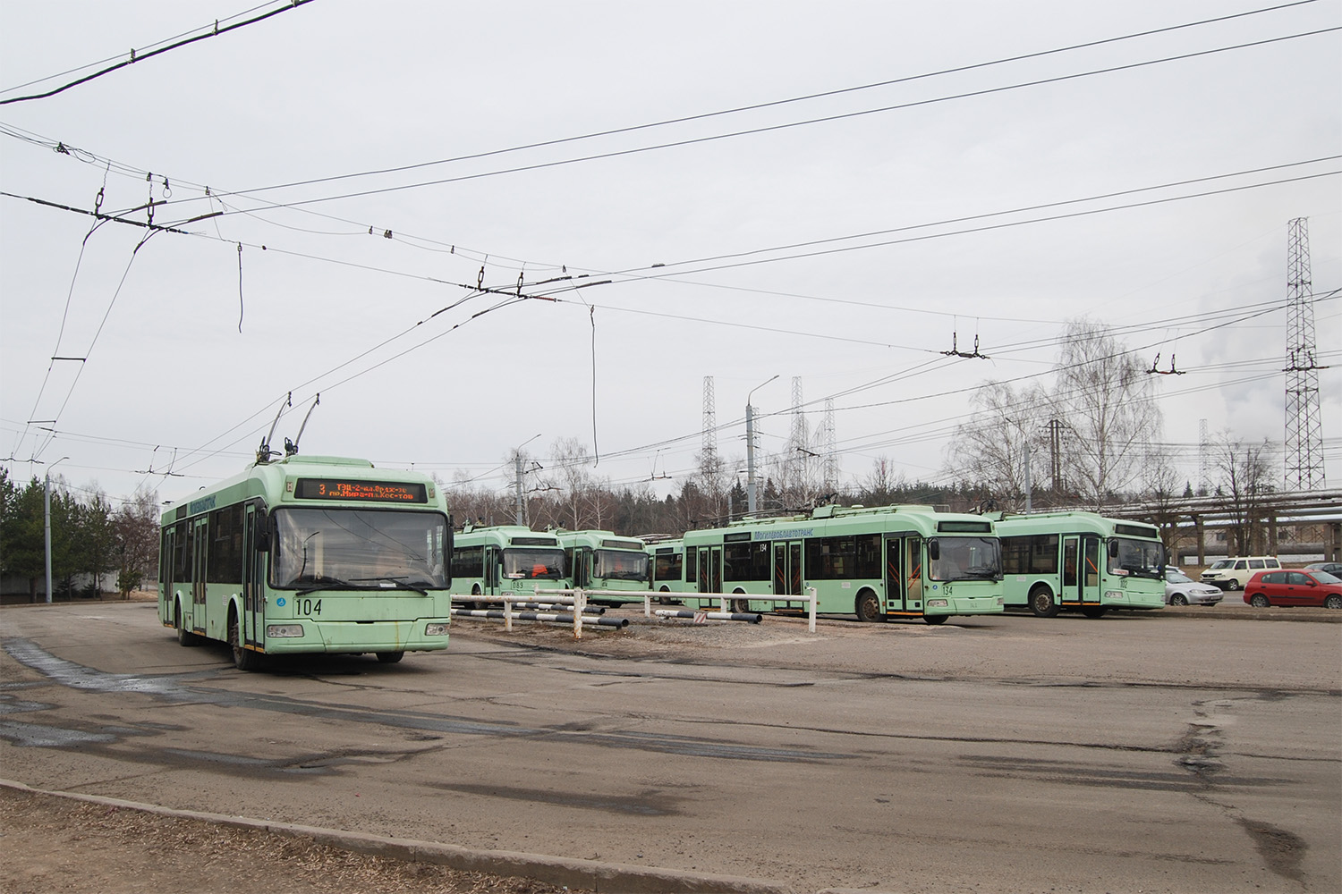 Могилёв, БКМ 32102 № 104; Могилёв — Конечные станции