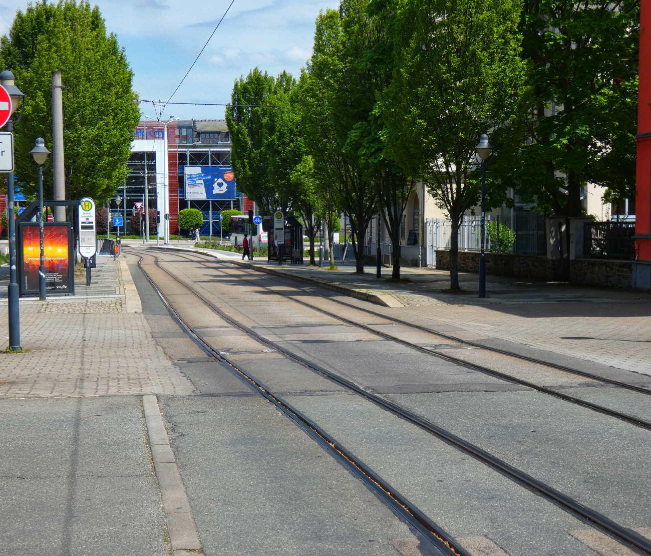 Zwickau — Tram lines and Infrastructure • Straßenbahnstrecken und Infrastruktur