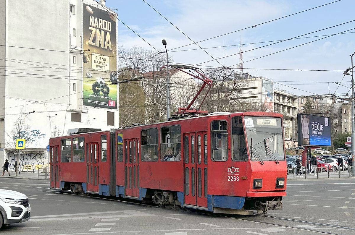 Белград, Tatra KT4YU № 2263