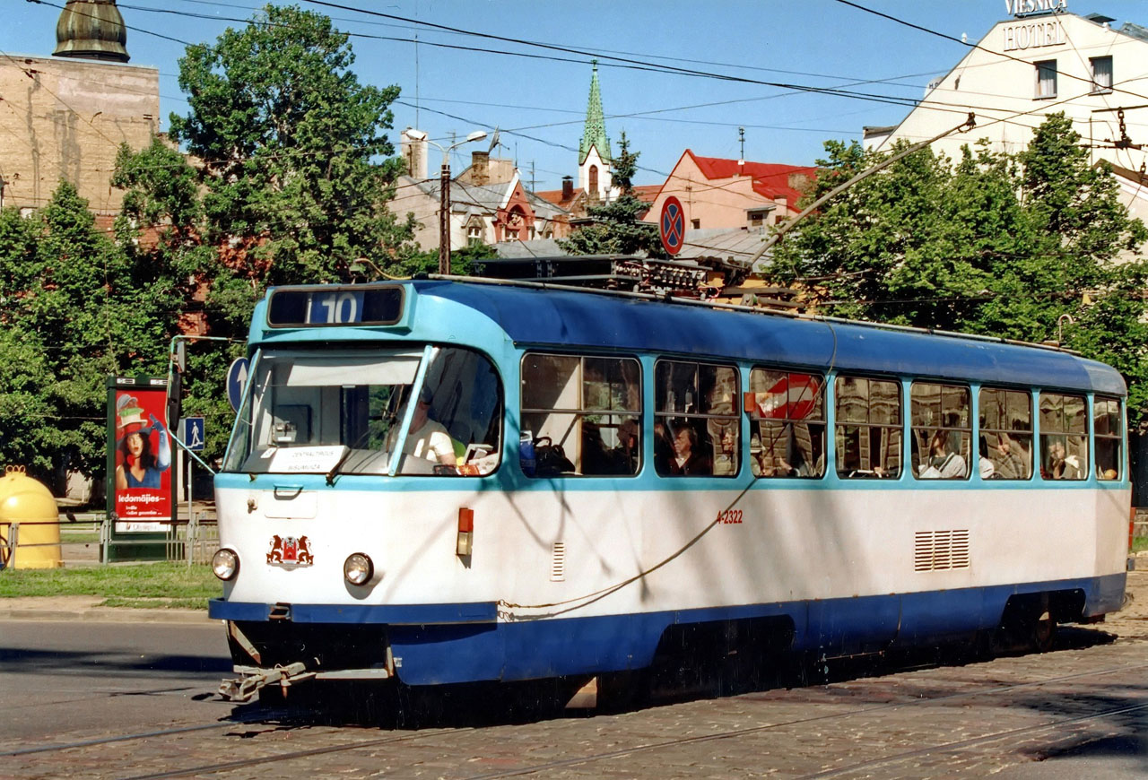 Riga, Tatra T3A # 4-2322