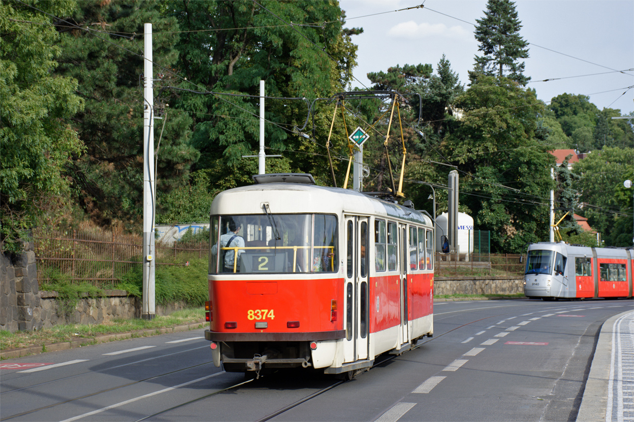 Прага, Tatra T3R.P № 8374
