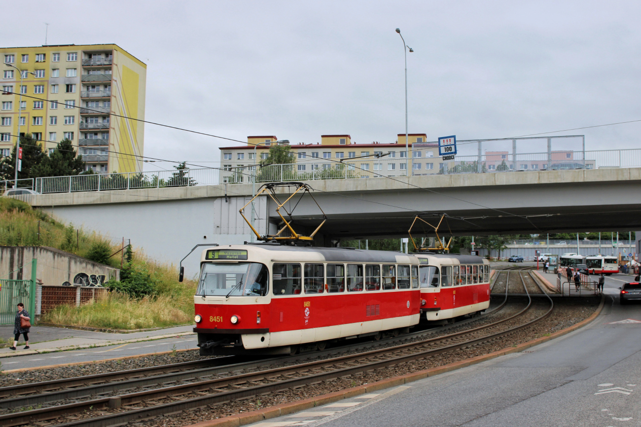 Прага, Tatra T3R.P № 8451