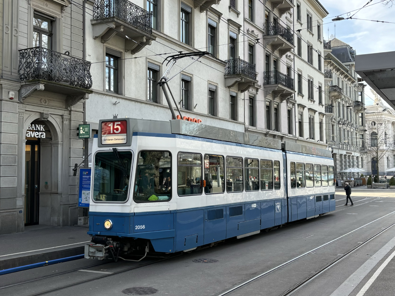 Цюрих, SWP/SIG/BBC Be 4/6 "Tram 2000" № 2056