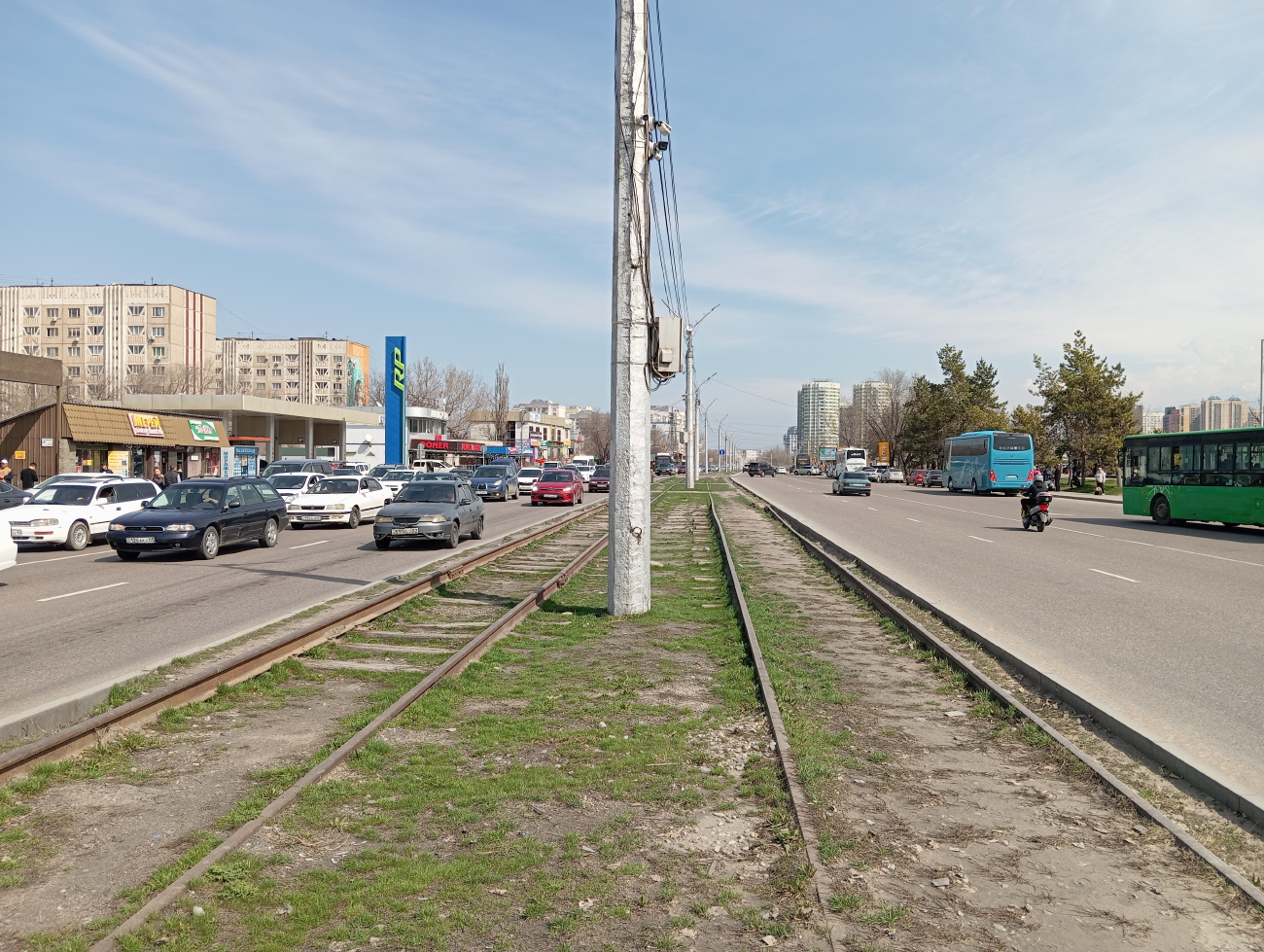 Алматы — Ликвидированные трамвайные линии