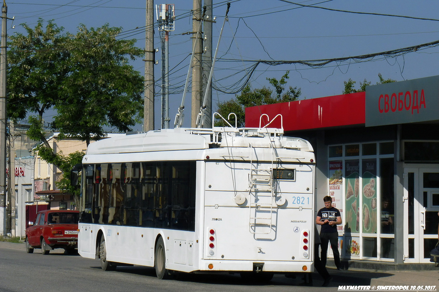 Крымский троллейбус, Тролза-5265.03 «Мегаполис» № 2821