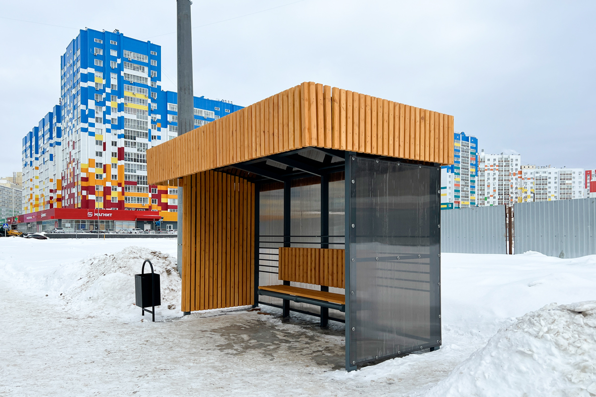 Penza — Bus stop buildings