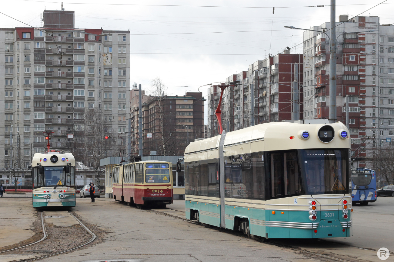 Санкт-Петербург, 71-421Р «Довлатов» № 3831; Санкт-Петербург — Конечные станции и разворотные кольца