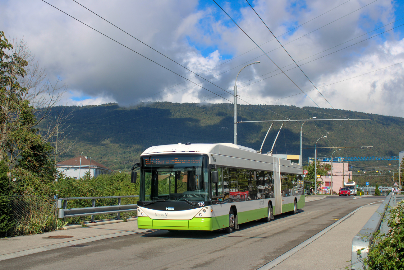 Невшатель, Hess SwissTrolley 3 (BGT-N2C) № 136