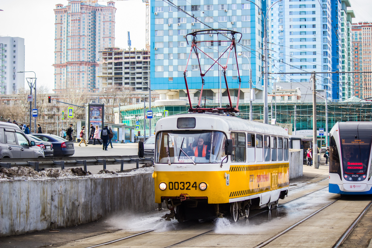 Москва, Tatra T3SU № 00324