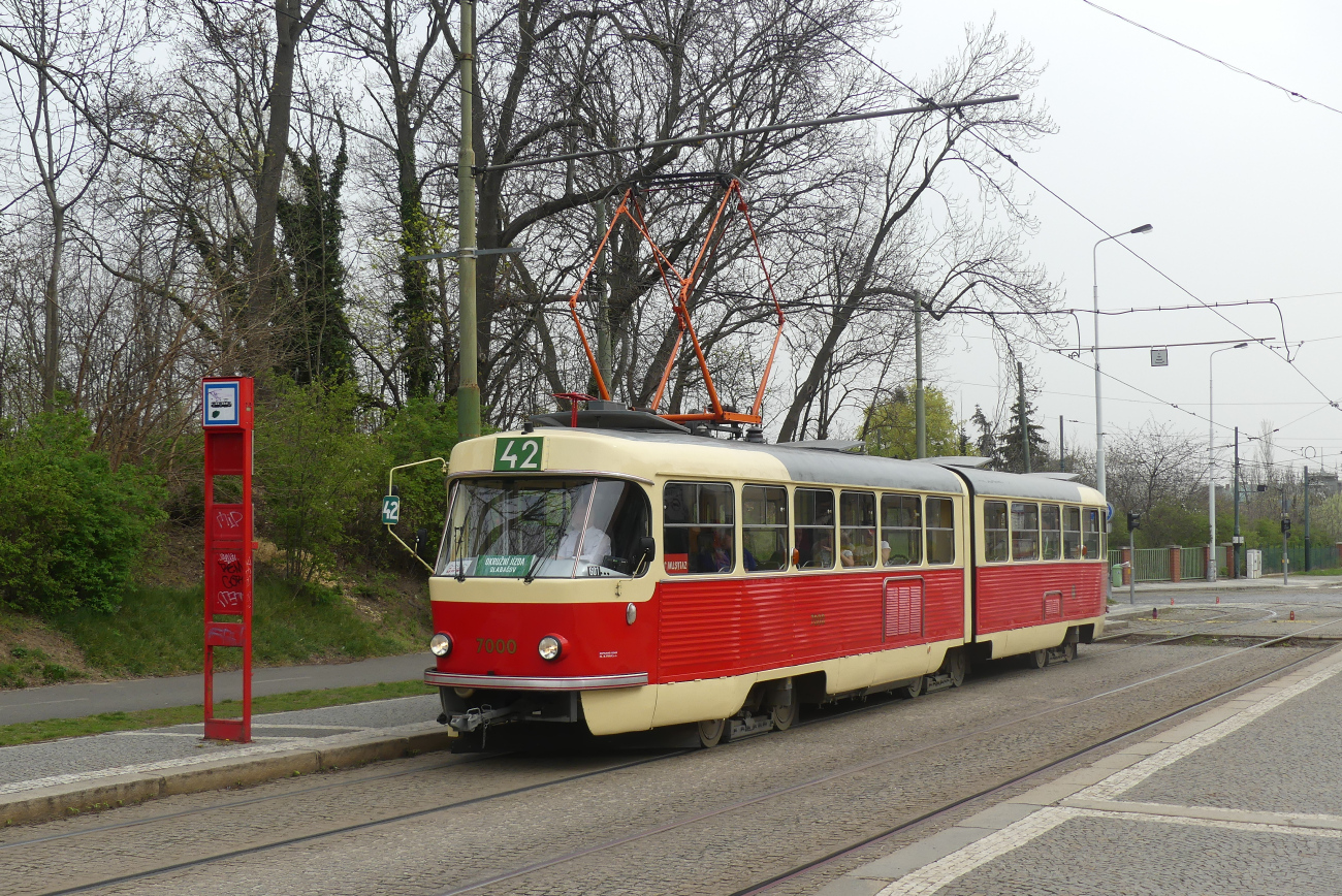 Прага, Tatra K2 № 7000