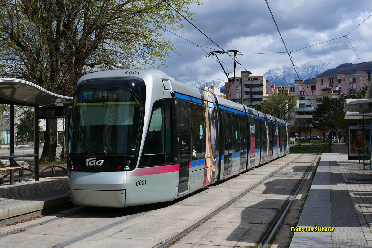 Grenoble, Alstom Citadis 402 č. 6001