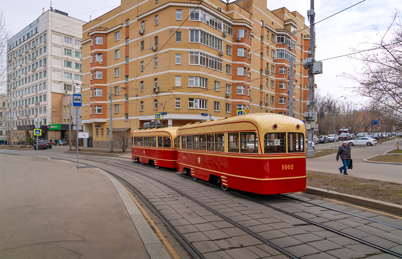 Moskva, KTP-1 č. 1002; Moskva — Celebrating the 125th anniversary of the Moscow tram (parade rehearsals on 03/29/2024 and 04/03/2024, parade and tram exhibition on 04/06/2024)