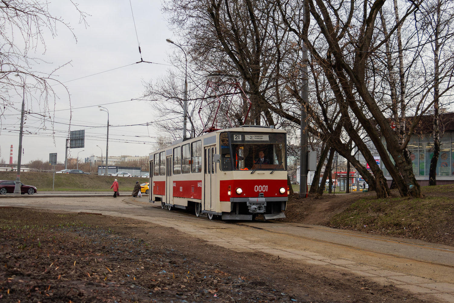 Москва, Tatra T6B5SU № 0001; Москва — Празднование 125-летия московского трамвая (репетиции парада 29.03.2024 и 03.04.2024, парад и выставка трамваев 06.04.2024)