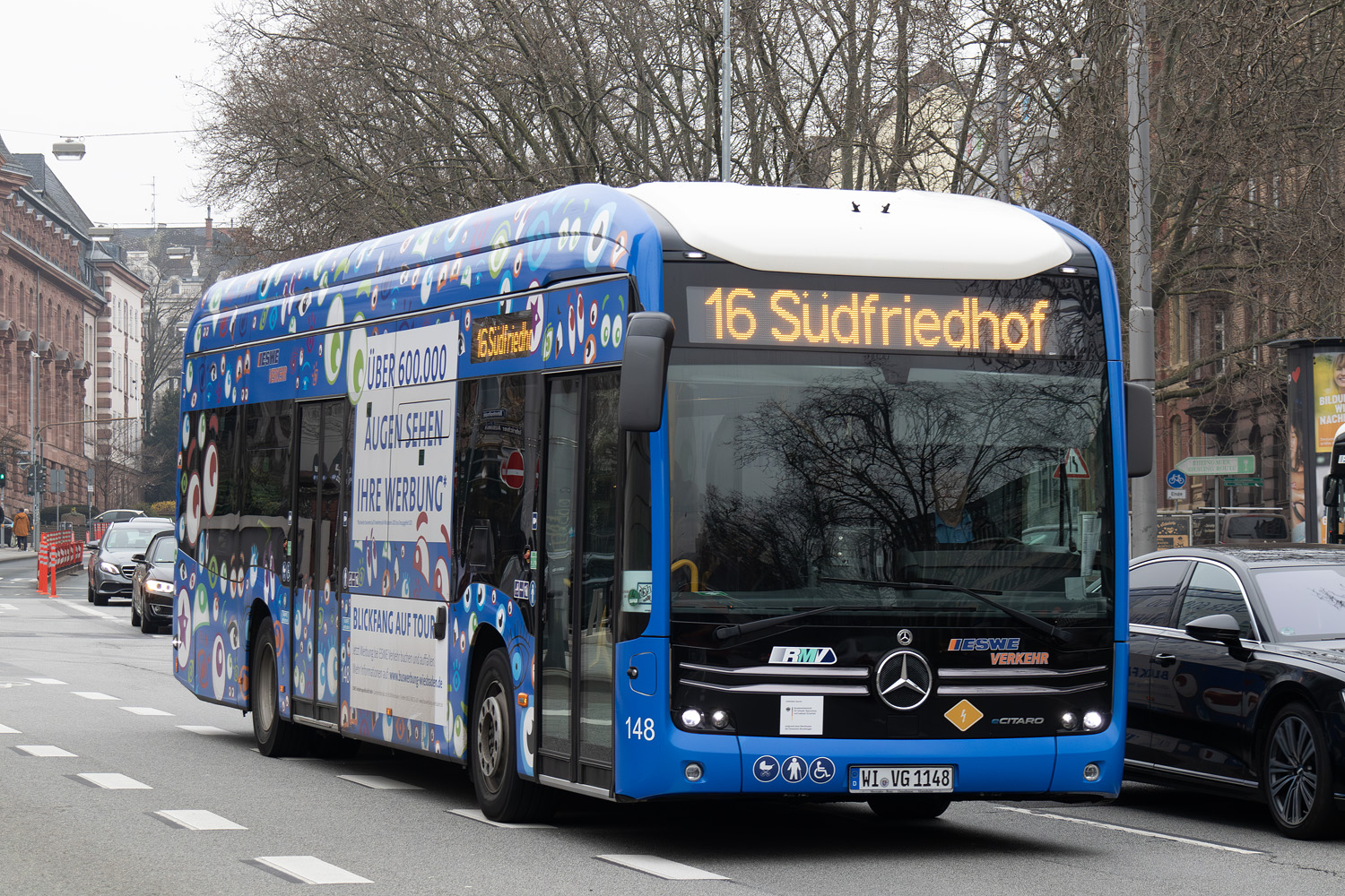 Wiesbaden, Mercedes-Benz eCitaro č. 148