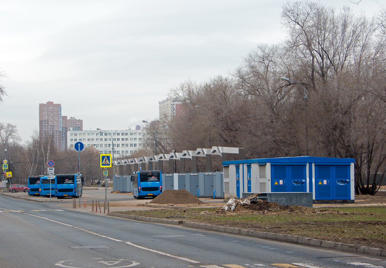 Moscow — Electric power service — Charging stations; Moscow — Terminus stations