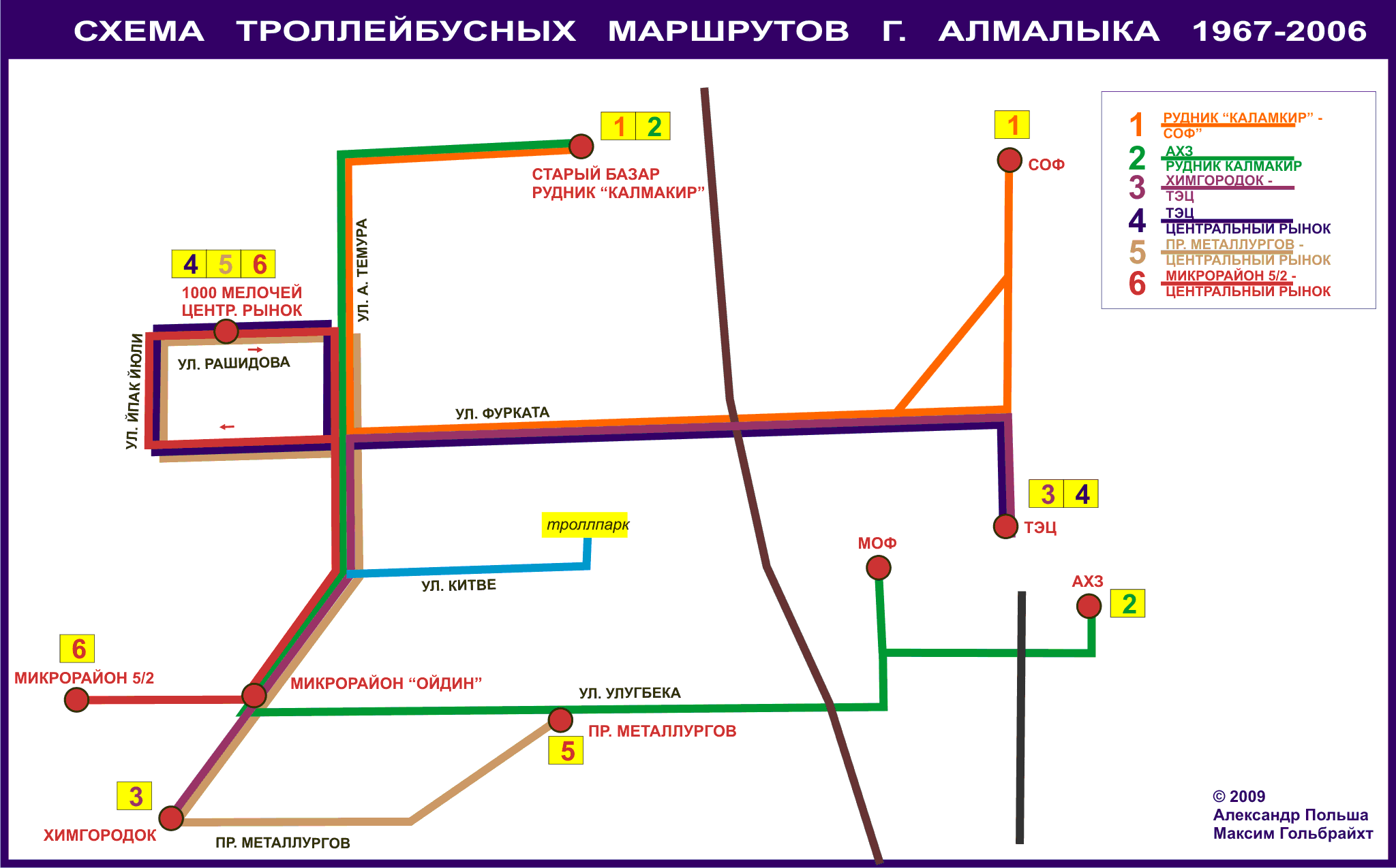 Almalyk — Maps