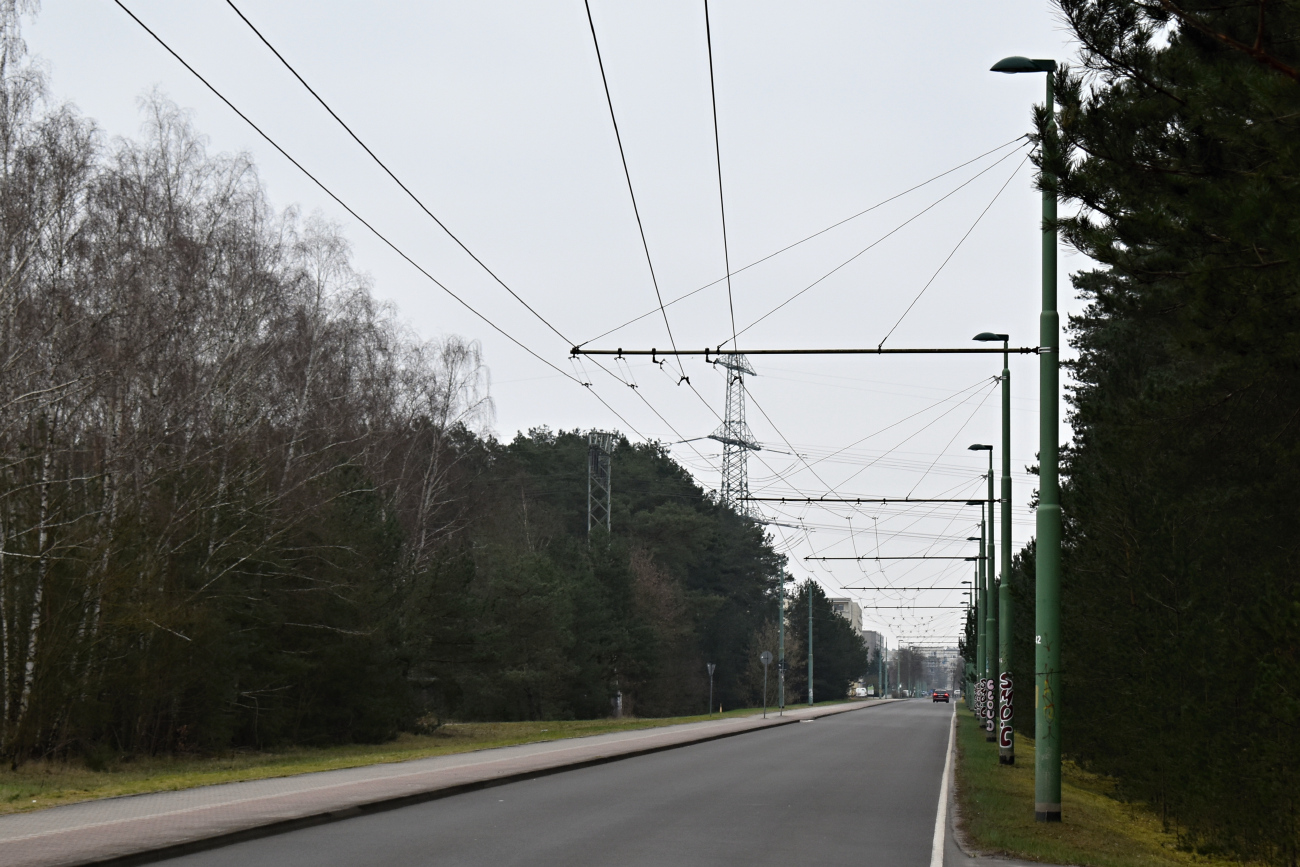 Эберсвальде — Троллейбусные линии и инфраструктура