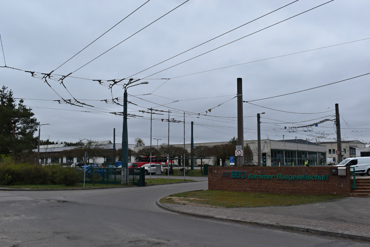 Эберсвальде — Троллейбусные линии и инфраструктура