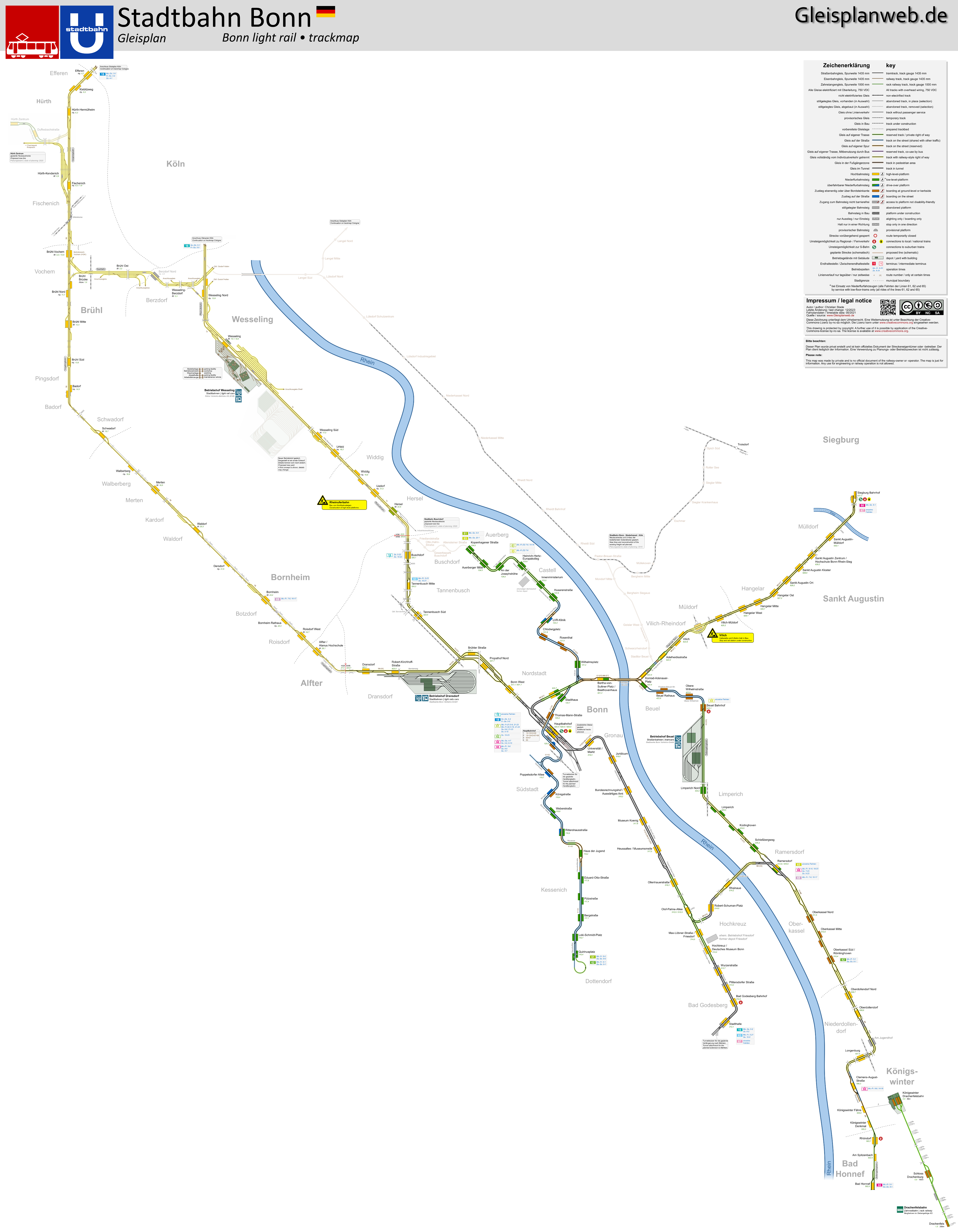 Bonn — Maps; Königswinter — Maps