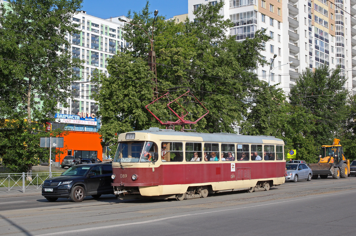 Екатеринбург, Tatra T3SU (двухдверная) № 089