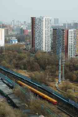 Москва — Метрополитен — [4] Филёвская линия; Москва — Виды с высоты