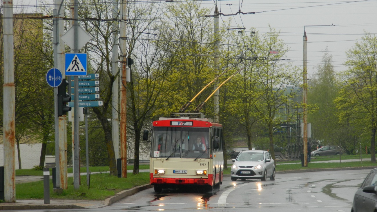 Вильнюс, Škoda 14Tr13/6 № 2593