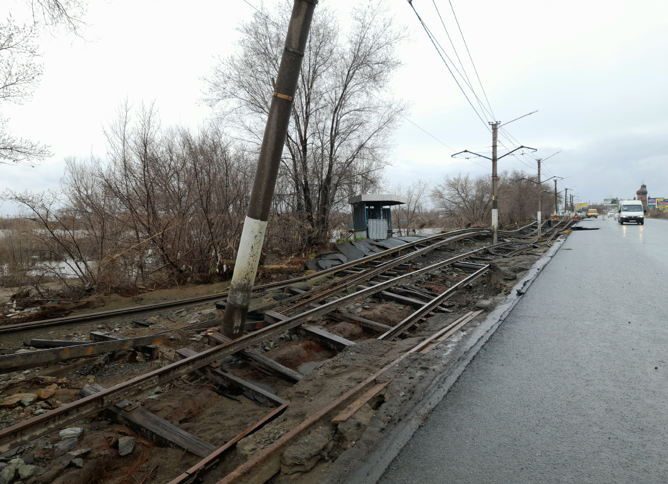 Orskas — 2024 Orsk flood; Orskas — Tram lines and loops