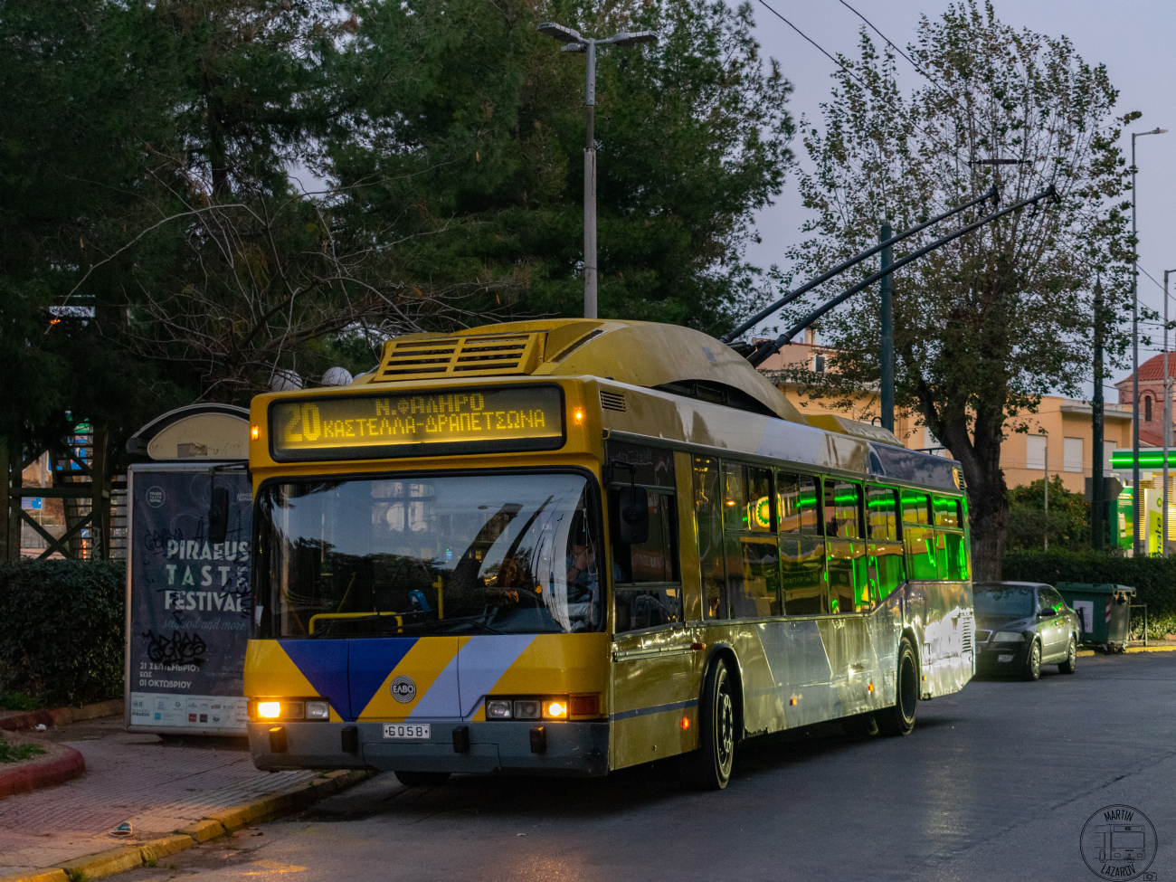 Athén, Neoplan N4216 (ELVO) — 6058