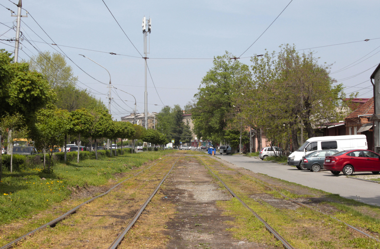 Vladikavkaz — Various photos — tramway