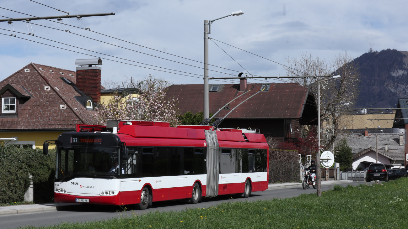 Salzburg, Solaris Trollino II 18 AC č. 316