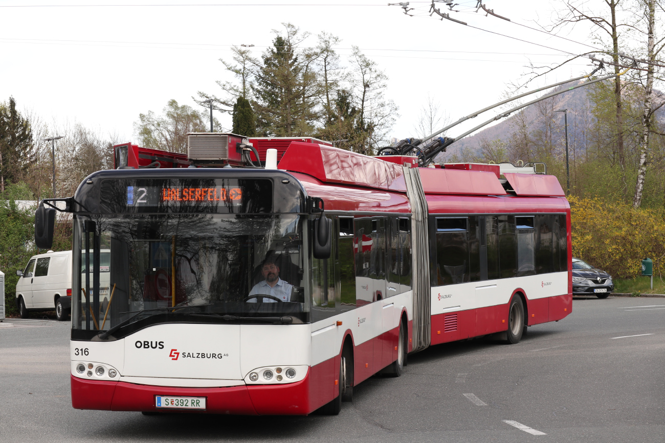 Salzburg, Solaris Trollino II 18 AC № 316