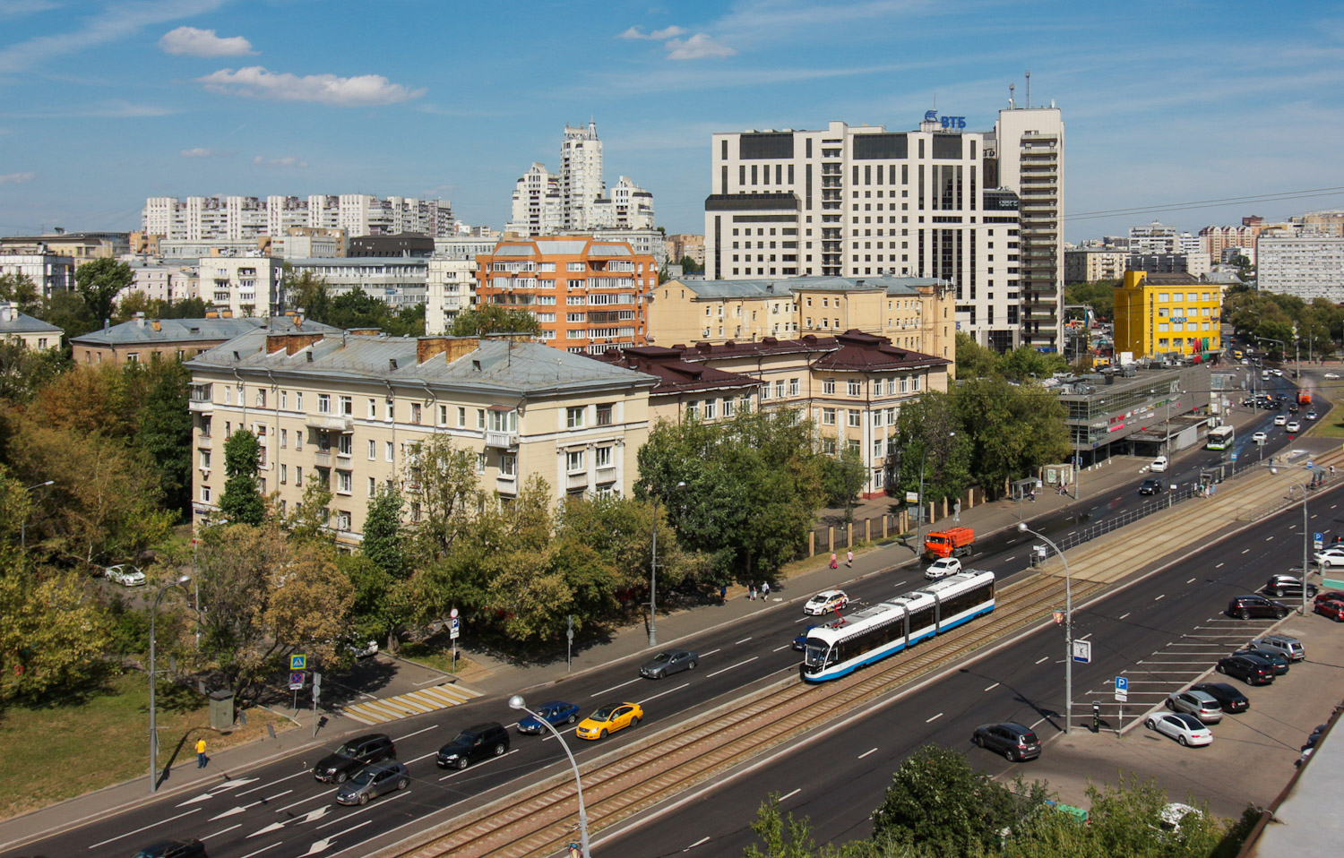 Москва — Виды с высоты; Москва — Трамвайные линии: ЦАО