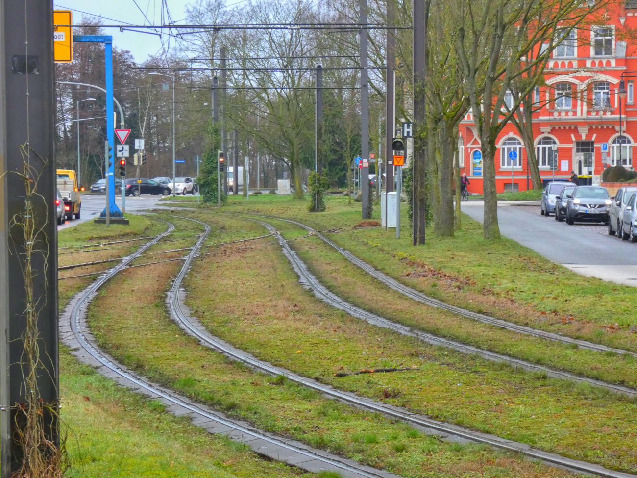 Шверин — Трамвайные линии и инфраструктура